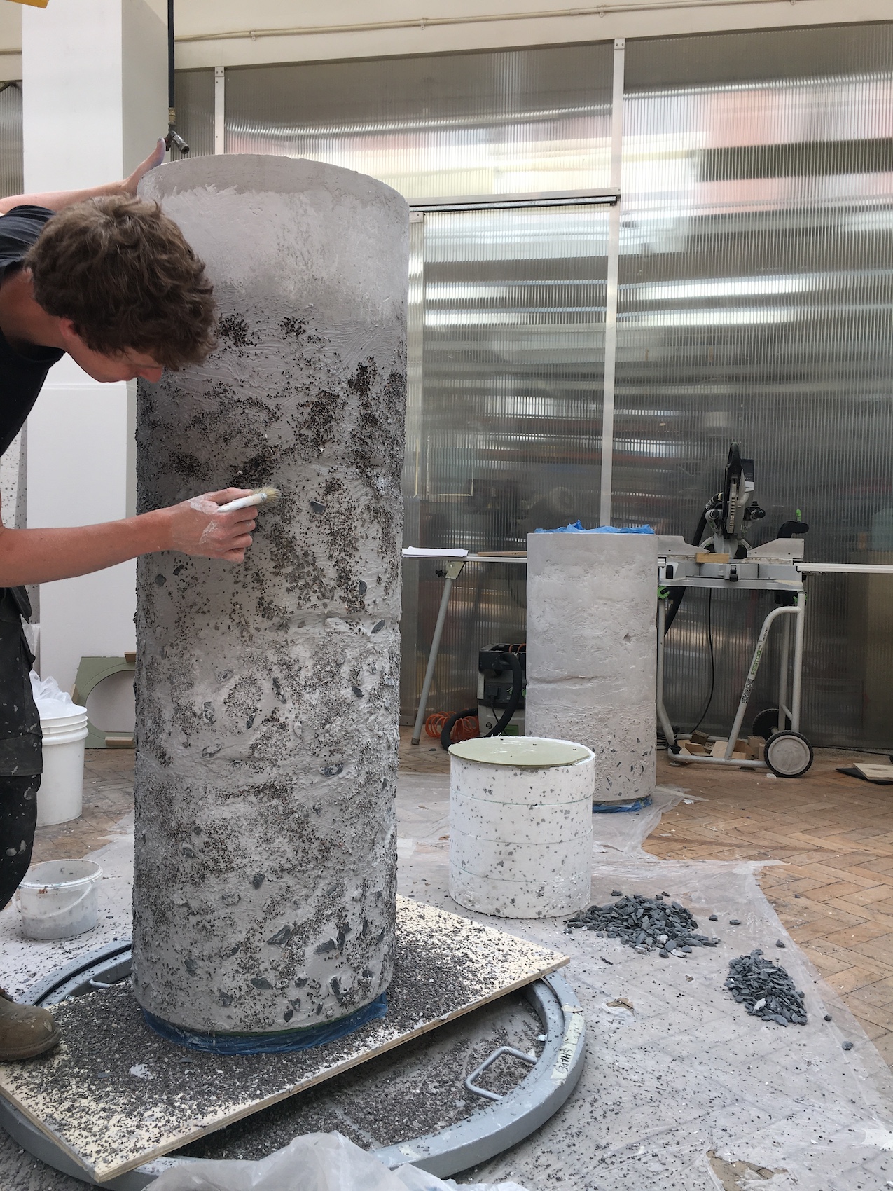 Monsoon Assemblages Venice Biennale - studio fieldwork